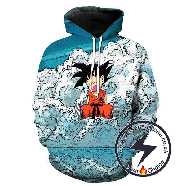 Dragon Ball Z - Kid Goku 3D - Hoodies